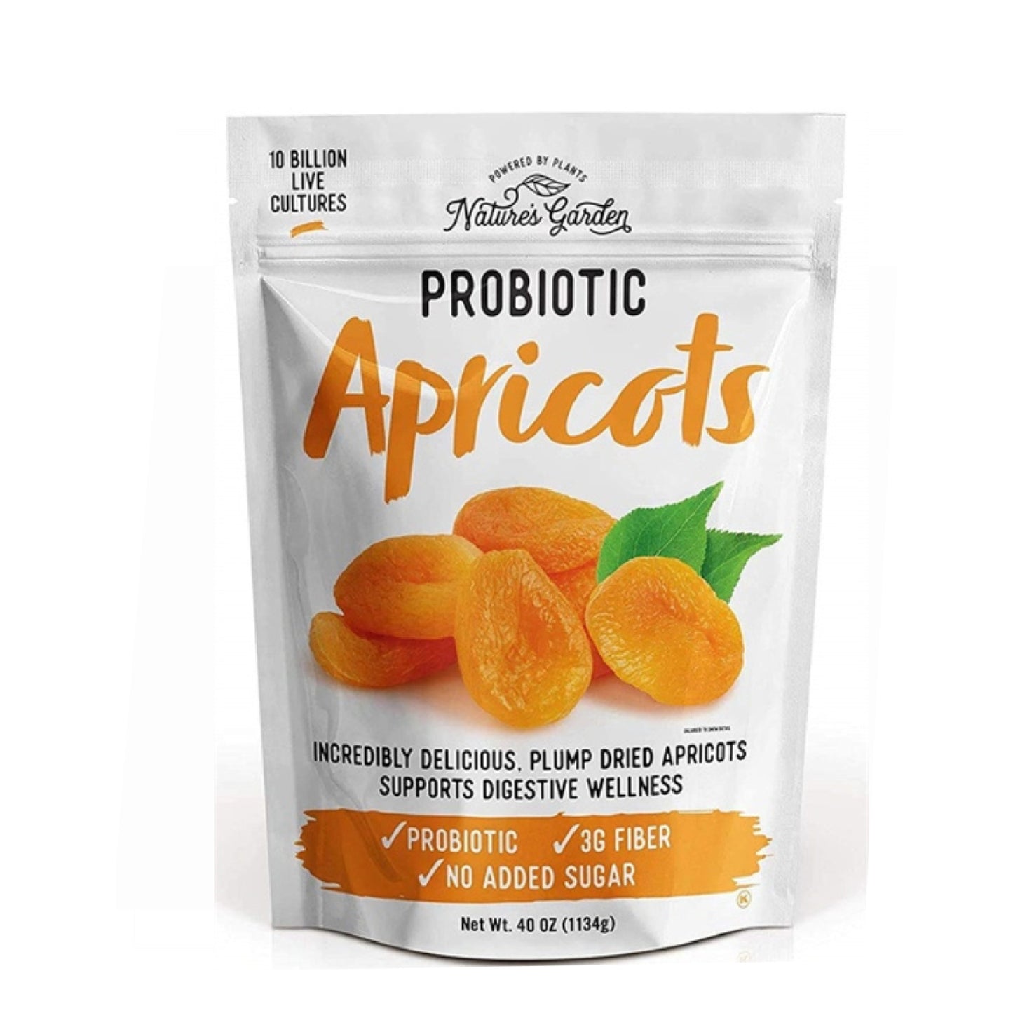 Mơ Sấy Dẻo Nature's Garden Probiotic Apricots Plump Dried Fruit 1.13kg
